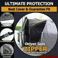 thumbnail image 3 of All Weather Car Cover Fits 2021 2022 2023 2024 2025 HONDA CR-V , waterproof, uv-proof, easy access zipper, wind-proof, detachable straps grey, 3 of 7