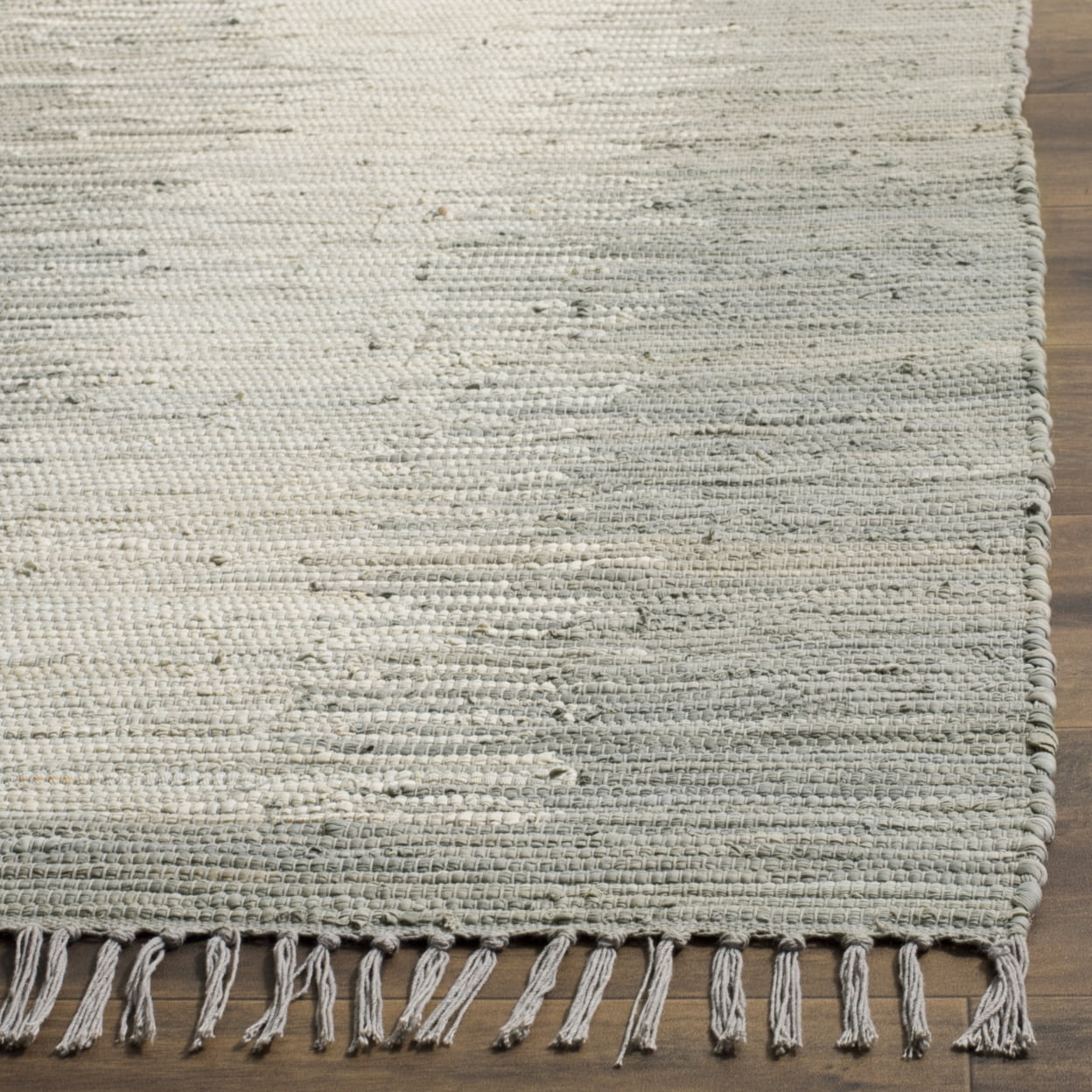 SAFAVIEH Montauk Adayln Abstract Cotton Area Rug, Grey, 5' x 8'