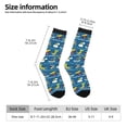 thumbnail image 6 of Uemuo Dinosaur on the Beach Vacation Pattern Women's Crew Socks, Soft Durable Breathable Moisture-Wicking with Odor Control Cotton socks, 6 of 9