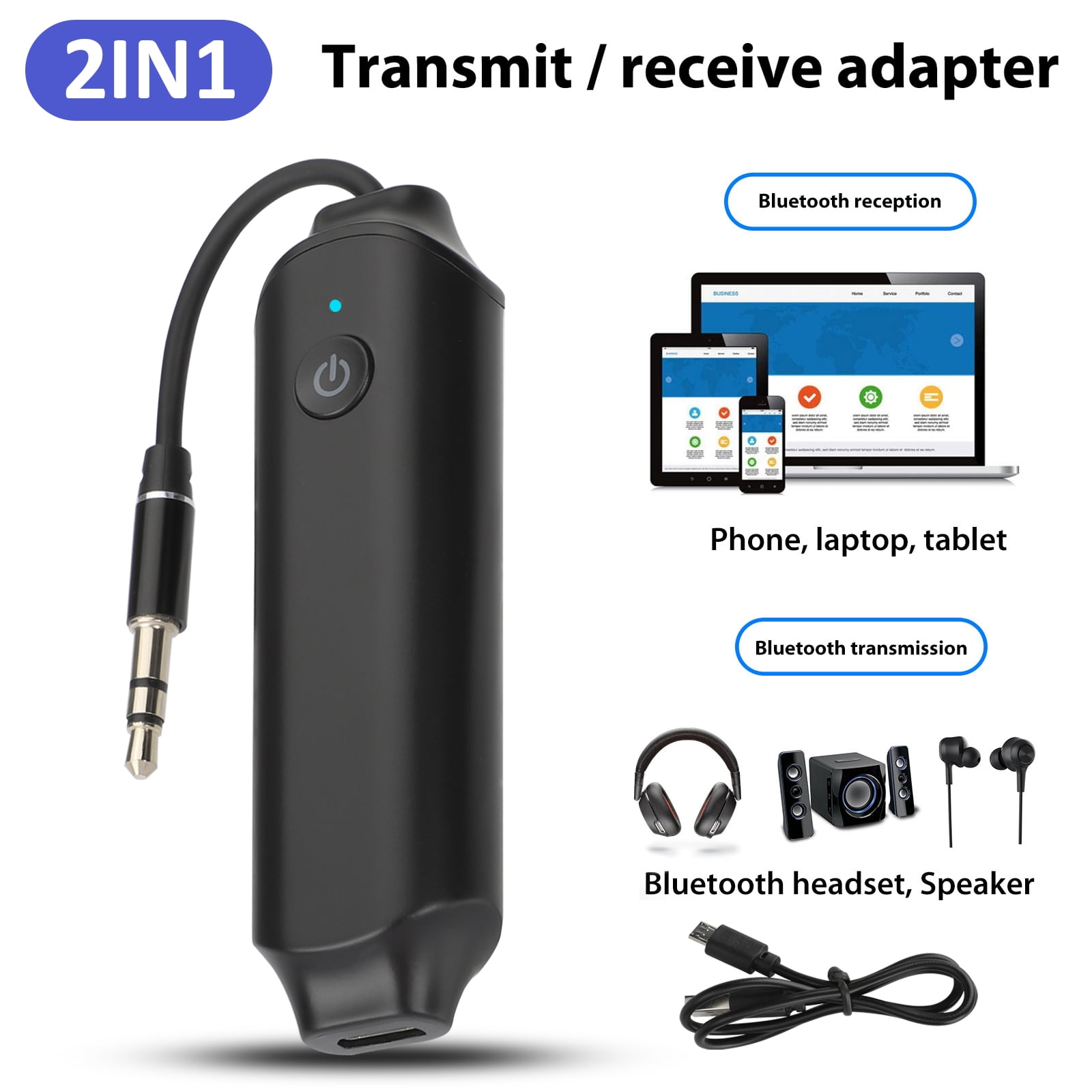 3.5 mm bluetooth transmitter