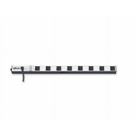 UPC: 0037332011442 | Tripp Lite PS2408 120V 15 Amp 8 Outlet 24 in. Corded Vertical Power Strip