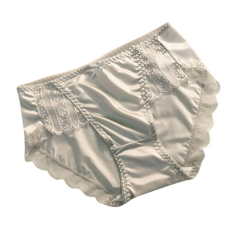XFYSSS Sexy Ladies  Mid to High Waisted Lace Triangle Pants Are Sporty Breathable Seamless Antibacterial And Suitable for Womens  Underwear