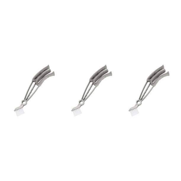 Cepillo de limpieza de microfibra de doble propósito Advancent para persianas y ventanas Gris