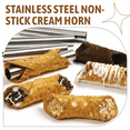 thumbnail image 4 of 19PCS Cannoli Tubes Forms Set Stainless Steel Non-Stick Cream Horn Danish Pastry Mold for Shell Cream Roll, 4 of 9