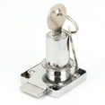 thumbnail image 2 of Drawer Cupboard Metal Cylinder Head Square Base Cabinet Lock and Key, 2 of 2