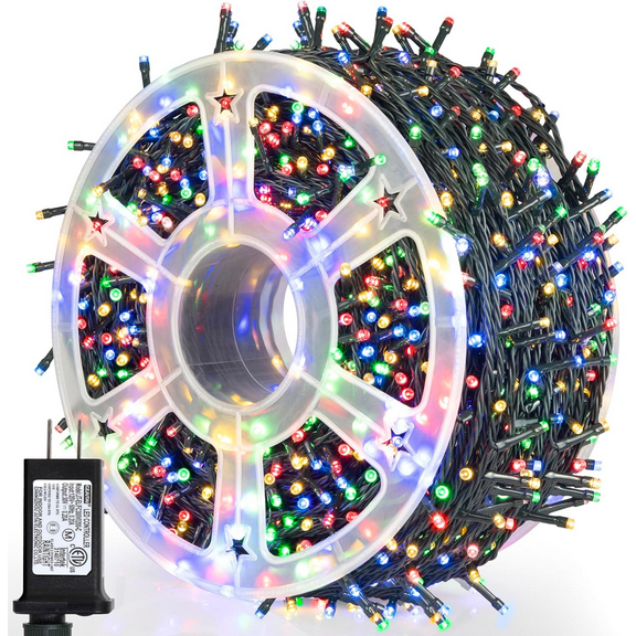 NefLaca Multicolor 500LED Christmas String Lights 50M Christmas Lights Waterproof