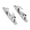 Style2, variant on 316 Stainless Steel Rope Guide Chocks Pair, Marine Skene Hardware for Boat Deck Mounting Use with Polished Finish
