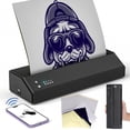 thumbnail image 1 of Tattoo Transfer Stencil Machine Copier Printer Thermal Tattoo Kit Copier Printer With 10pcs Free Tattoo Stencil Transfer Paper Black, 1 of 5