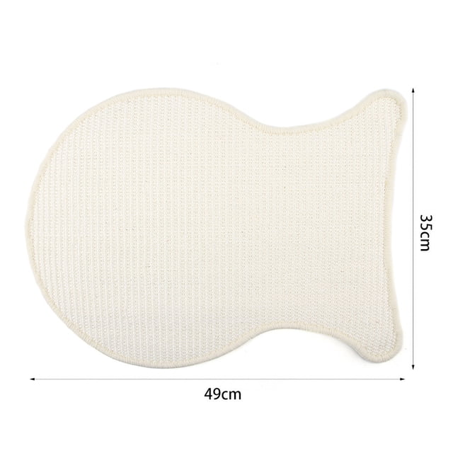 Tablero rascador para gatos, creativo y nuevo, de sisal, para gatos, almohadilla protectora para sofá