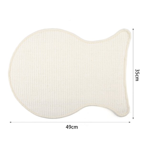 Tablero rascador para gatos, creativo y nuevo, de sisal, para gatos, almohadilla protectora para sofá