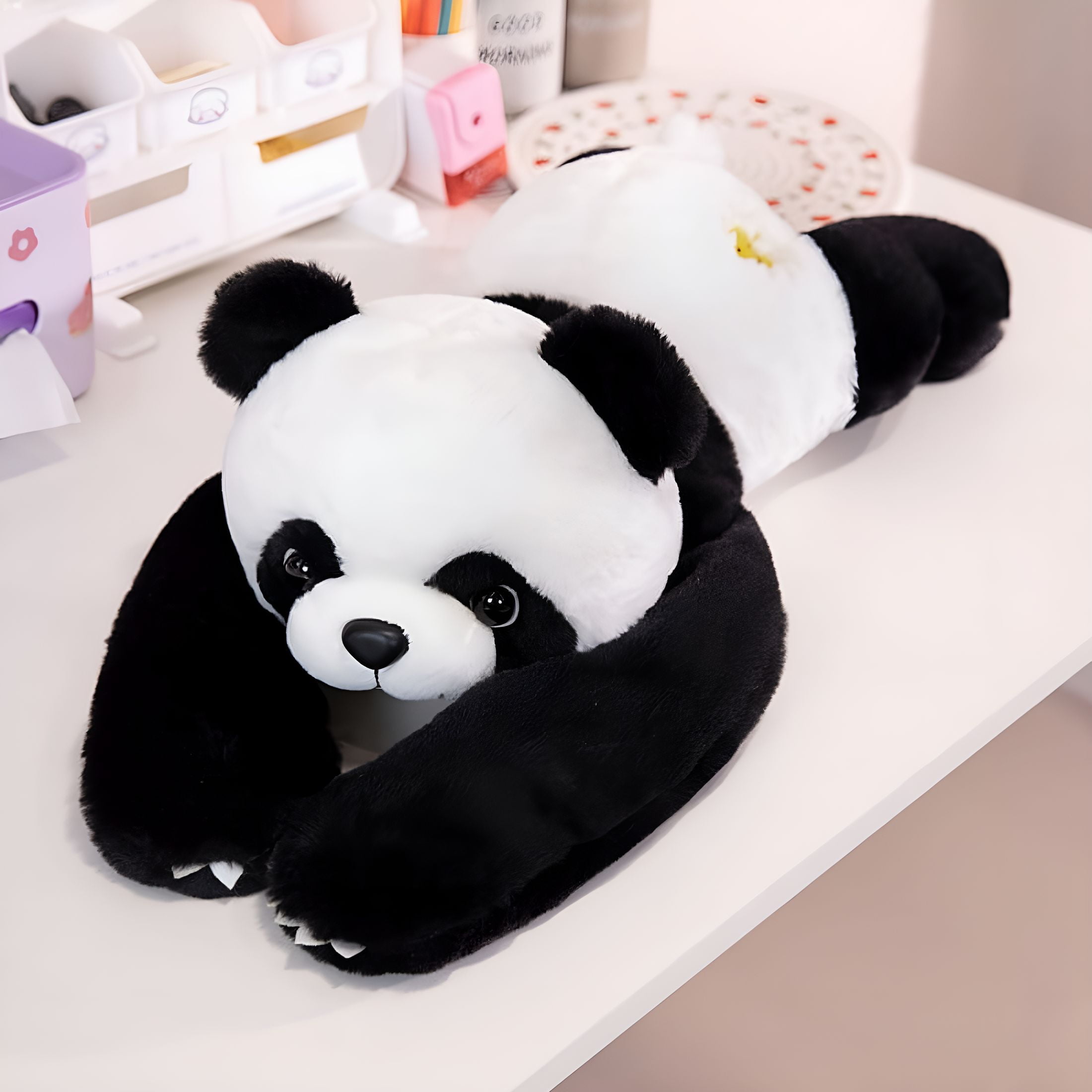 BESTSKY Long Arm Animal Weighted Stuffed Animal Soft Lazy Fluffy Plush Animal Plush Raccoon Koala Bear Giraffe Stuffed Plush Soft Pillow (Bear, 60Cm)