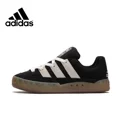 thumbnail image 2 of Zapatillas de críquet Adidas Original Adimatic Low Top Casual, zapatos de moda de otoño, antideslizantes, resistentes al desgaste, en blanco y negro a juego, 2 of 5