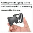 thumbnail image 2 of Plastic Side Release Buckles，Heavy Duty Plastic Buckle Clips Snaps Backpack Belt Replacement Buckle, 2 of 5