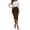 Brown, variant on Midi Wrap Skirts for Women Summer High Waisted Tie Front Asymmetrical Slit Bodycon Ruched Pencil Skirt