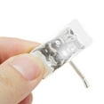 thumbnail image 4 of Unique Bargains 1 Pc Ponytail Buckle Hair Clip Rhinestone Arch-shaped Hair Ponytail Cuff for Women Silver tone, 4 of 5