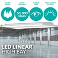 thumbnail image 2 of Simply Conserve 320-Watt Equivalent Dimmable Integrated LED Linear High Bay Light, 5000K Daylight, 1-pack, 2 of 7