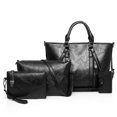 thumbnail image 1 of Womens Tote Bag Elegant Tote Handbag with Satchel Bag Clutch Bag & Card Wallet, 1 of 3