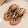 thumbnail image 4 of Women Sandals Bohemia Style Summer Shoes Women Heels Sandals Wedges Shoes Sandalias Mujer Beach Women Flip Flops, 4 of 6