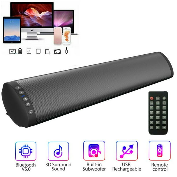 Bluetooth 4.1 Soundbar TV Speaker Subwoofer 3D Sound Bar Home Theater Home Audio For PC Smartphone WITH Remote Control - Walmart.com
