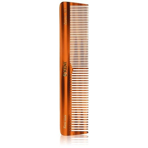 Kent - The Handmade Comb - 188 mm Extra Large Coarse and Fine Toothed Sawcut 16T