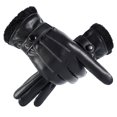 thumbnail image 3 of Qarigey 1 par de guantes de cuero PU para ciclismo, guantes portátiles a prueba de viento con hebilla de Metal para ciclismo al aire libre, guantes de guantes y mitones Línea blanca tipo 1 Qarigey AP013035-01, 3 of 6