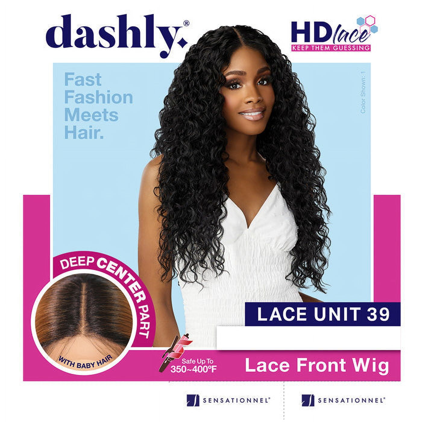 Sensationnel Dashly Synthetic 5" Deep HD Lace Front Wig - LACE UNIT 39