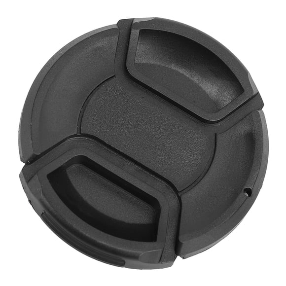 Lens Cap Cover, Center Pinch Lens Cover with Anti Loss Keeper Leash, for Camera Accessories