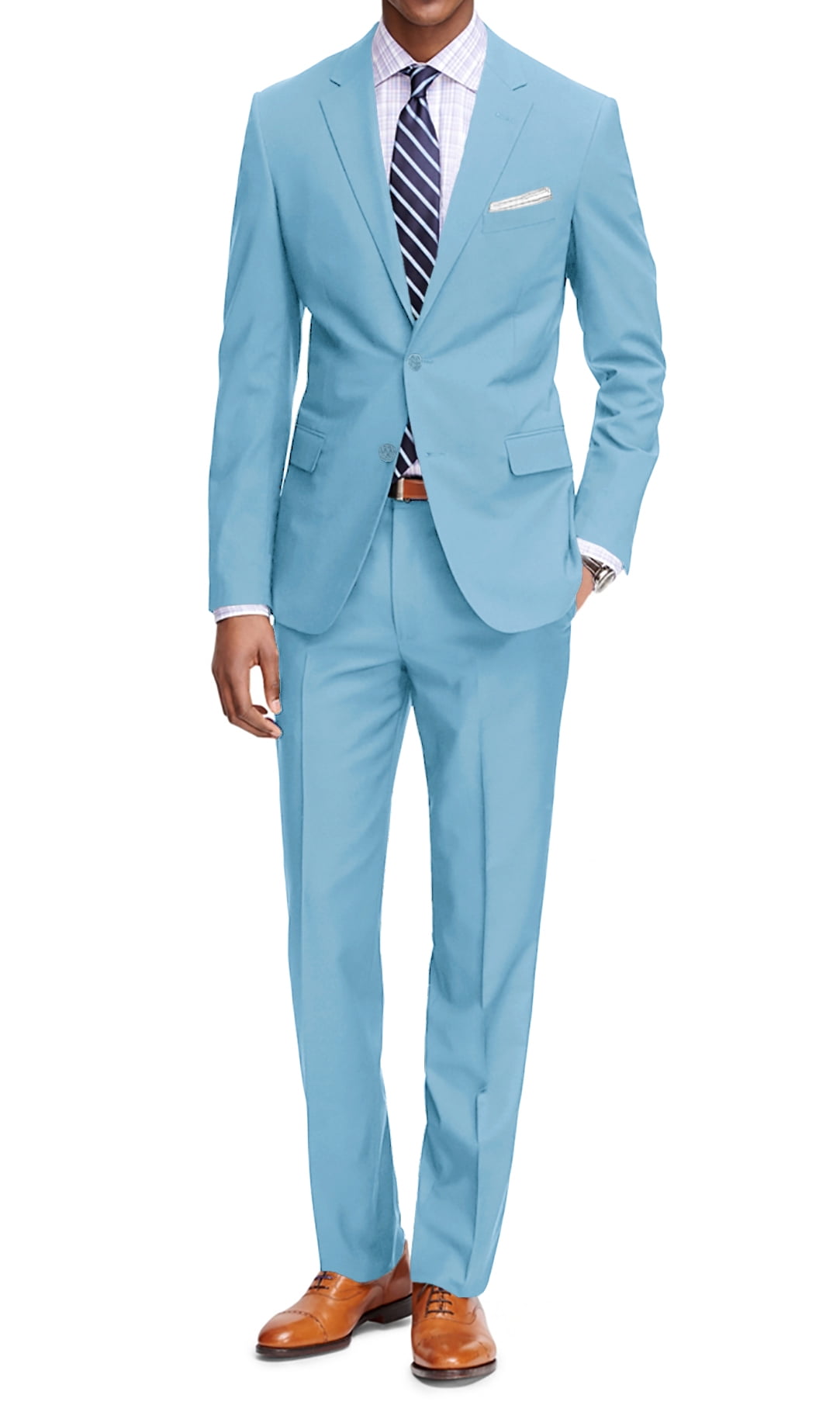 Buy Braveman Classic Fit 2-Piece Mens Suit Jacket & Pant Set Online at ...