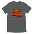 thumbnail image 5 of Vintage Classic 1970 Muscle Car Men's V-Neck T-shirt American Power Legendary V8 Performance, 5 of 7