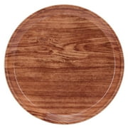 Cambro 1100309 11" Round Java Teak Fiberglass Camtray - 12/Case