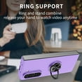 thumbnail image 4 of Decase For Samsung Galaxy Z Fold 2,Impact Resistant Bumper Multi-Angle Degree Rotating with Magnetic Metal Ring Holder Drop Protective Rugged Phone Case Cover,purple, 4 of 8