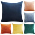 thumbnail image 5 of Eoperou Velvet Pillowcase - Pure Color Halloween Decor, Bedroom Car Living Room Sofa Throw Pillow Cover, 5 of 8