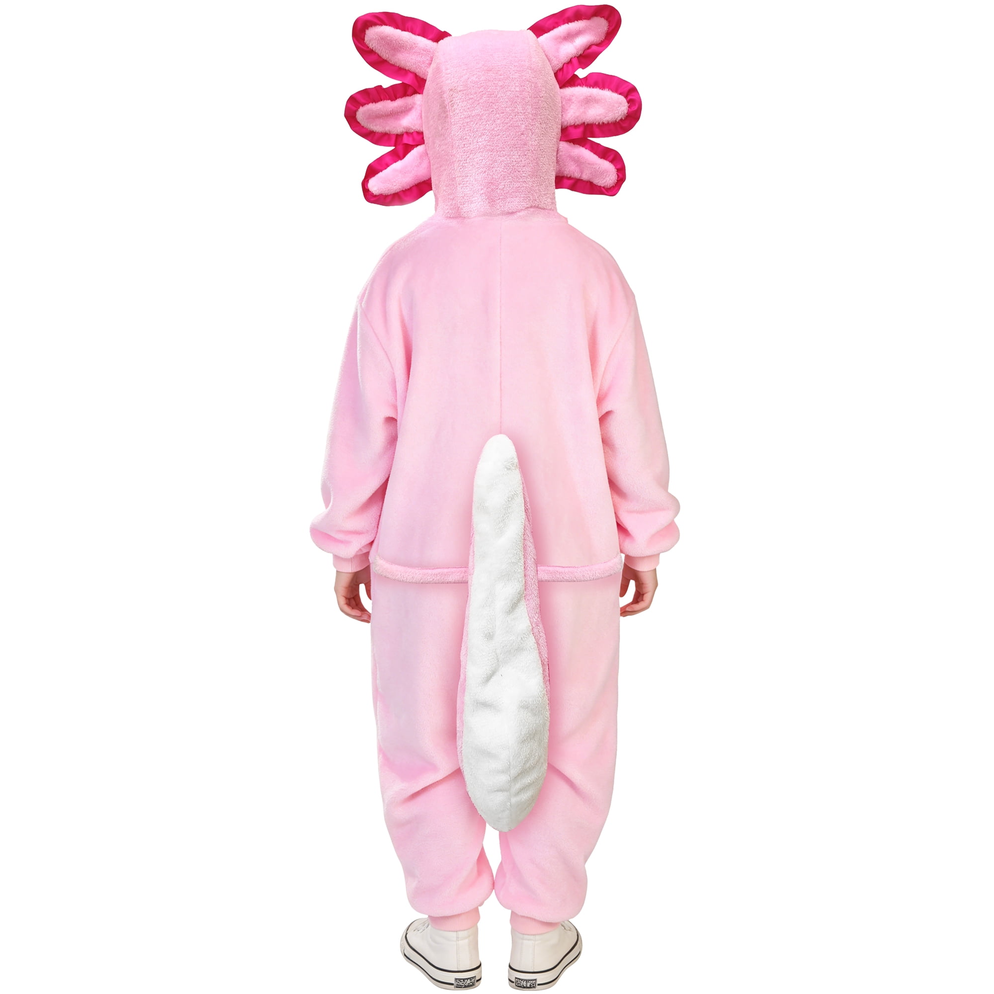 Axolotl Jumpsuit Halloween Costume for Children, Boy's Size S (6/7), by Way to Celebrate