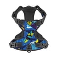 thumbnail image 3 of Kdxio Hawaiian Style Print No Pull Dog Harness Adjustable Reflective Oxford Easy Control Medium Large Dog Harness for Training and Everyday-Medium, 3 of 8