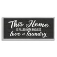 thumbnail image 4 of Stupell Industries Laundry Room Home Text Sign Typography Rustic Design Framed Wall Art, 30 x 13, Design by Kim Allen, 4 of 5