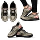 thumbnail image 1 of Zapatillas casuales con diseño de cerdo de dibujos animados bohemios de color marrón claro, zapatillas blancas con cordones y suela suave, zapatos con estampado animal, 1 of 6