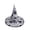 A, variant on Halloween Witch Hat for Adults, Pointed Cone Hat with Wide Brim, Magic Wizard Costume Accessory for Cosplay Party Theme Event Stage Performance A