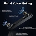 thumbnail image 5 of Barra de sonido HUOGUO 4D Surround Bluetooth 5.0 para ordenador, 5 of 5