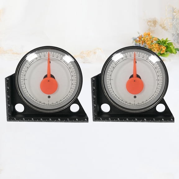 Supvox 2-Pack Black Digital Angle Meter Tool with Clear Display for Accurate Measurement in Tight and Hard-to-Reach Spaces