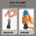 thumbnail image 3 of Shisuyan Guitar Accessory Storage Case Black Leather 1Set 4.3x1.8in, 3 of 8