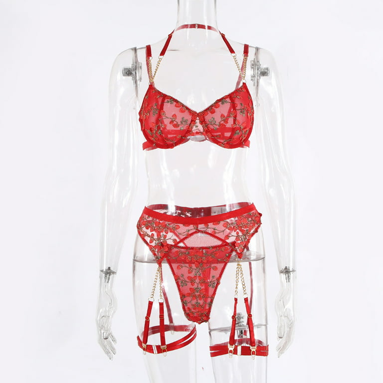 Red 40DDD Bras & Bra Sets for Women for sale