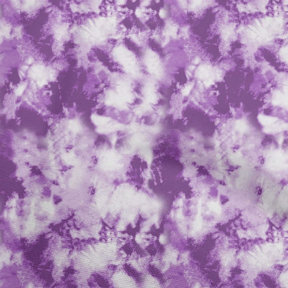 oneOone Cotton Cambric Purple Fabric Tie Dye Diy Clothing Quilting Fabric Print Fabric By Yard 56 Inch Wide
