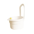 thumbnail image 3 of Cesta coladora multiusos portátil para fregadero de cocina con grifo colgante y desagüe Blanco, 3 of 9