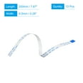 thumbnail image 2 of Uxcell FFC Ribbon Flat Flexible Cable 12 Pin 0.5mm 200mm (B Type) for LCD Laptop 10 Pack, 2 of 5