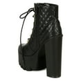thumbnail image 3 of Bumper BD91 Women Quilted Lace Up Platform Chucky Heel Bootie, 3 of 5