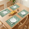 thumbnail image 3 of Unique Bargains Plastic Placemats Set of 6 for Dining Table Decor Indoor Home Letters, 3 of 6