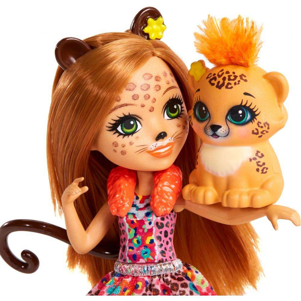 Enchantimals Cherish Cheetah Doll & Quick-Quick Cheetah Friend Figures - image 4 of 6