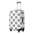 thumbnail image 2 of Haiem Retro Compass Luggage Cover Printed Suitcase Covers for Luggage Elastic Washable Suitcase Protector Fits 18-32 Inch Luggage-Small, 2 of 9