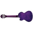 thumbnail image 3 of Lanikai QM-PUCEC Quilted Maple Purple Concert Ukulele Cutaway with Electronics, 3 of 5