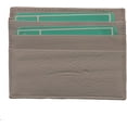 thumbnail image 2 of Credit Card Holding, Wallet - Genuine Lambskin Leather Six Slots Credit Card Holder Leather Wallet - Grey, 2 of 2
